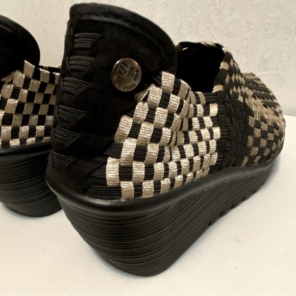 BM Bernie Mev Women’s Gem Platform Wedges Stretch Clogs Slip On Shoes Size 40 - Picture 3 of 15